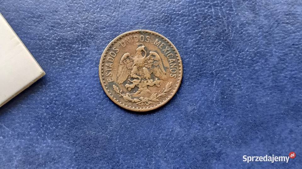 Stare monety 2 centavo 1929 Meksyk rzadki