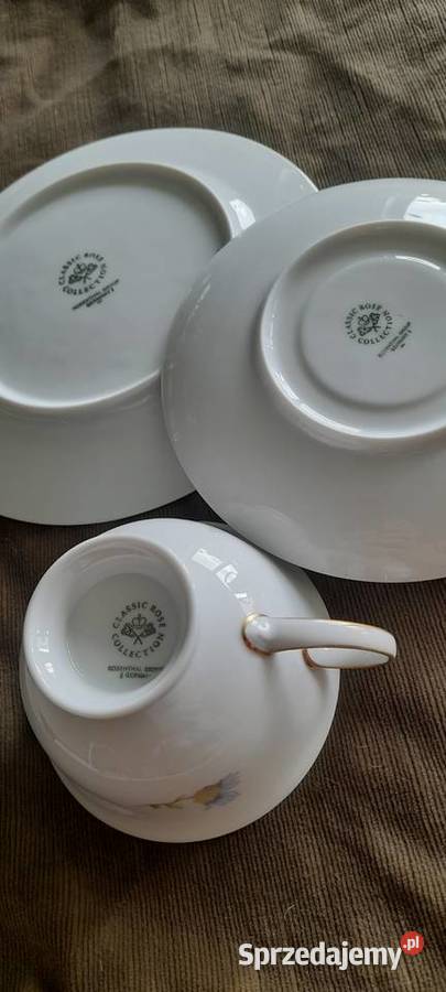 Rosenthal filiżanka trio do kawy herbaty Pleszew