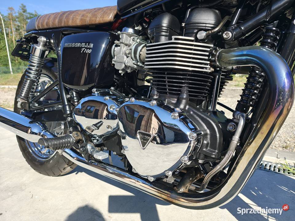 Triumph T100 Bonneville piękny scrambler podkarpackie Rudnik nad Sanem