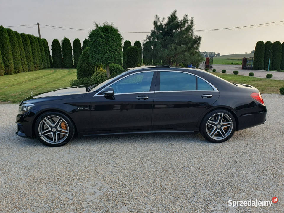 Mercedes S 63 AMG 585 Karbon Ceramika Burmester tuner TV Samochody osobowe Strobice sprzedam