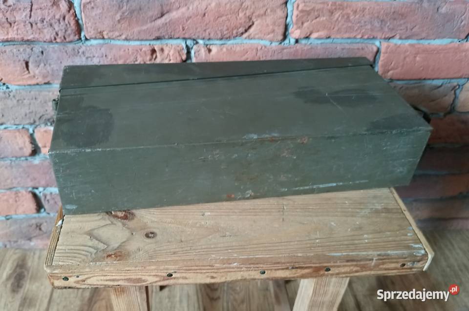 Metalowa Skrzynka Amunicyjna Wermacht Konin