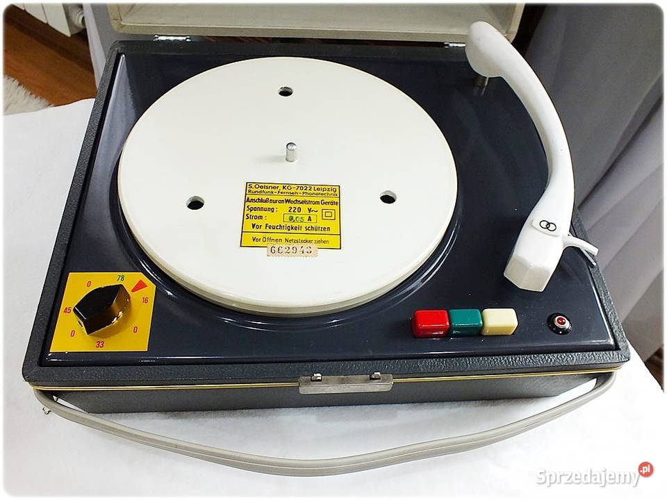 Stary Gramofon Foletta Stereo M64 z lat 50 60 Żary