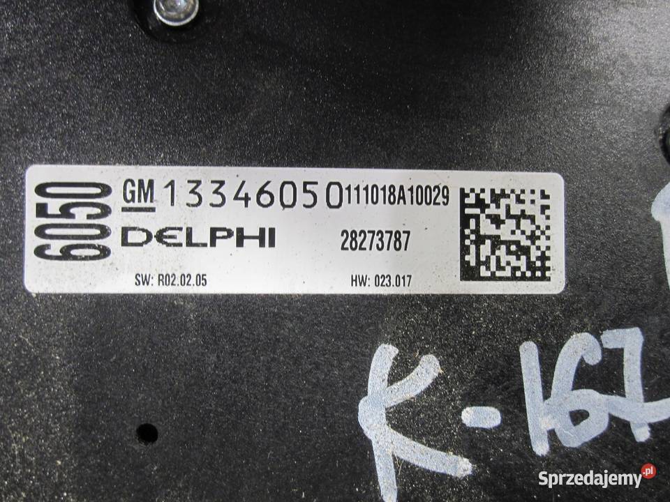 ASTRA J 12r panel radia klimatyzacji 13346092 Kielce