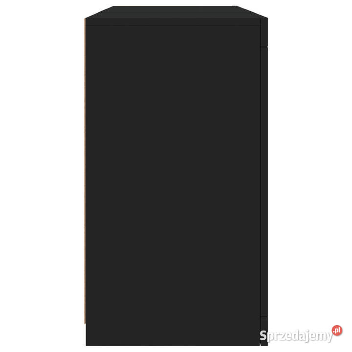 Szafka z oświetleniem LED czarna 123x37x67 mazowieckie