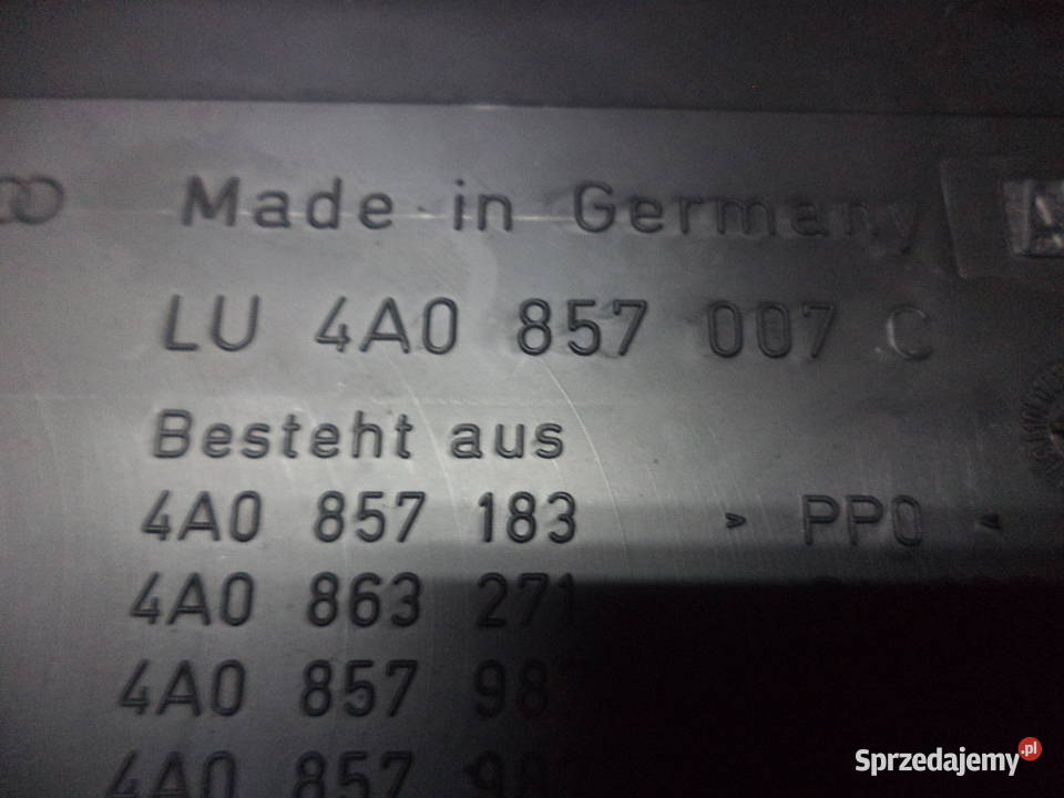 AUDI 100 C4 1992 AUDI 80 B4 RAMKA RADIA Turek