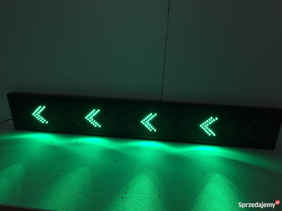 Strzałka migająca LED 120x19 zewnętrzna NOWA Usługi reklamowe Pomiechówek
