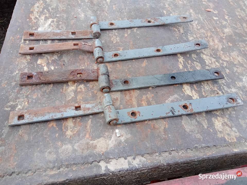 Zawiasy grill wędzarnia przyczepka sam dwukółka Działyń