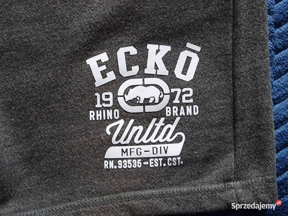 Męskie krótkie spodenki ECKO zielone rozmiar S