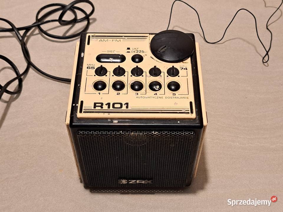 Stare Radio ZRK R101 tzw Kostka Kasprzak Unitra mazowieckie Radom