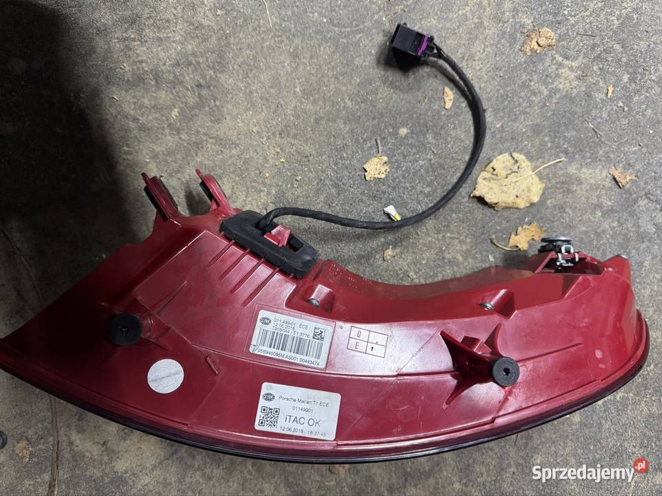 Lampa tylna lewa Porsche Macan mazowieckie Warszawa