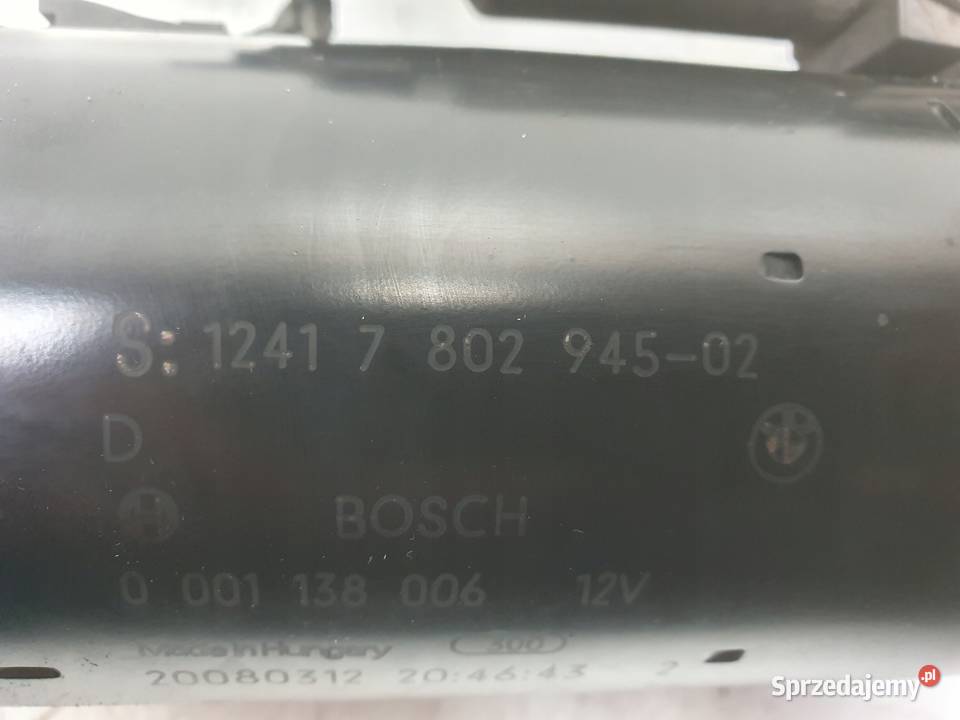 Mini Cooper R56 16 D ROZRUSZNIK bosch 0001138006 Janów