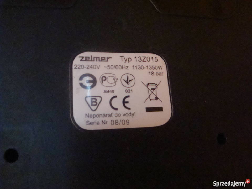 Ekspres ciśnieniowy Zelmer 13Z015 Nerro śląskie Łaziska Górne