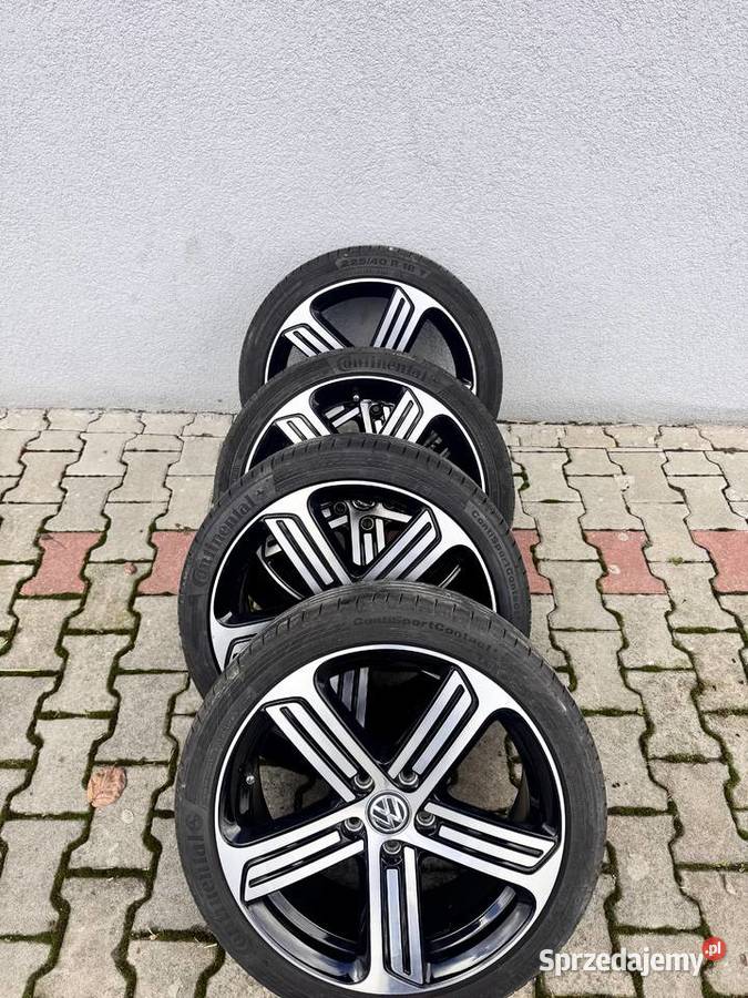 Felgi 18 5x112 z Oponami OE Volkswagen Średnica 18" Samochodowe Książ Wielki