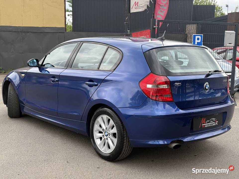 BMW 118D 2008 Manual 143 Klima Elektryka Alusy światła przeciwmgielne Poznań