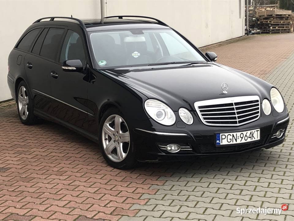 Mercedes w211 E280 Cdi Avantgarde 30v6 7G Xenon aluminiowe felgi wielkopolskie Gniezno sprzedam