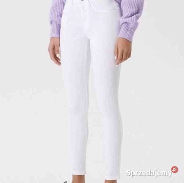 spodnie r 134 89 lat HM white jung jeans skinny Zamość sprzedam