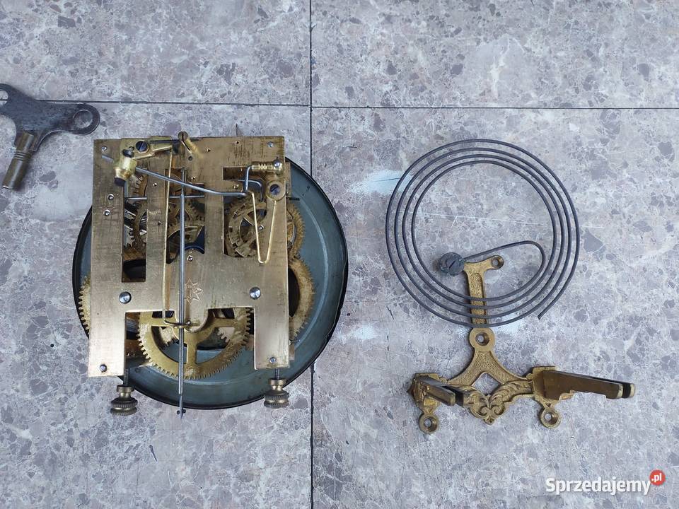 150 Zestaw mechanizm starego zegara Junghans
