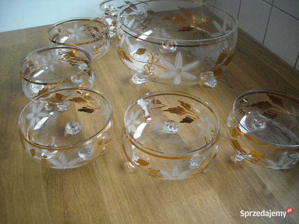 Komplet salaterek Porcelana i szkło Zielona Góra