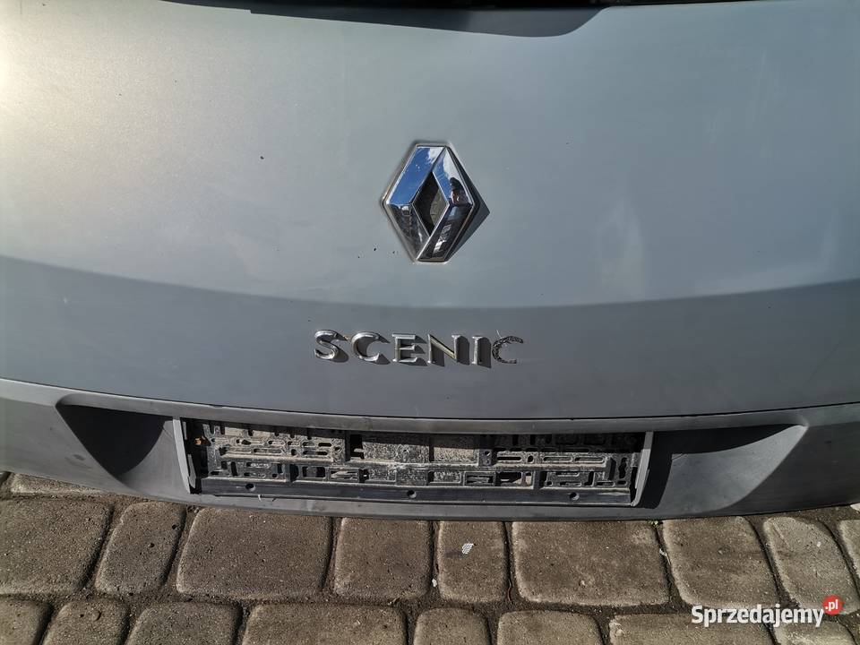 RENAULT SCENIC II 2 KLAPA TYŁ TYLNA BAGAŻNIKA