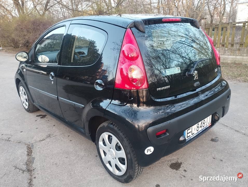 Peugeot 107 Salon Klima I właściciel czarny Warszawa sprzedam