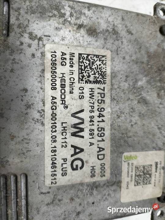 PRZETWORNICA XENON 7P5941591AD Cupra Ateca I Części samochodowe