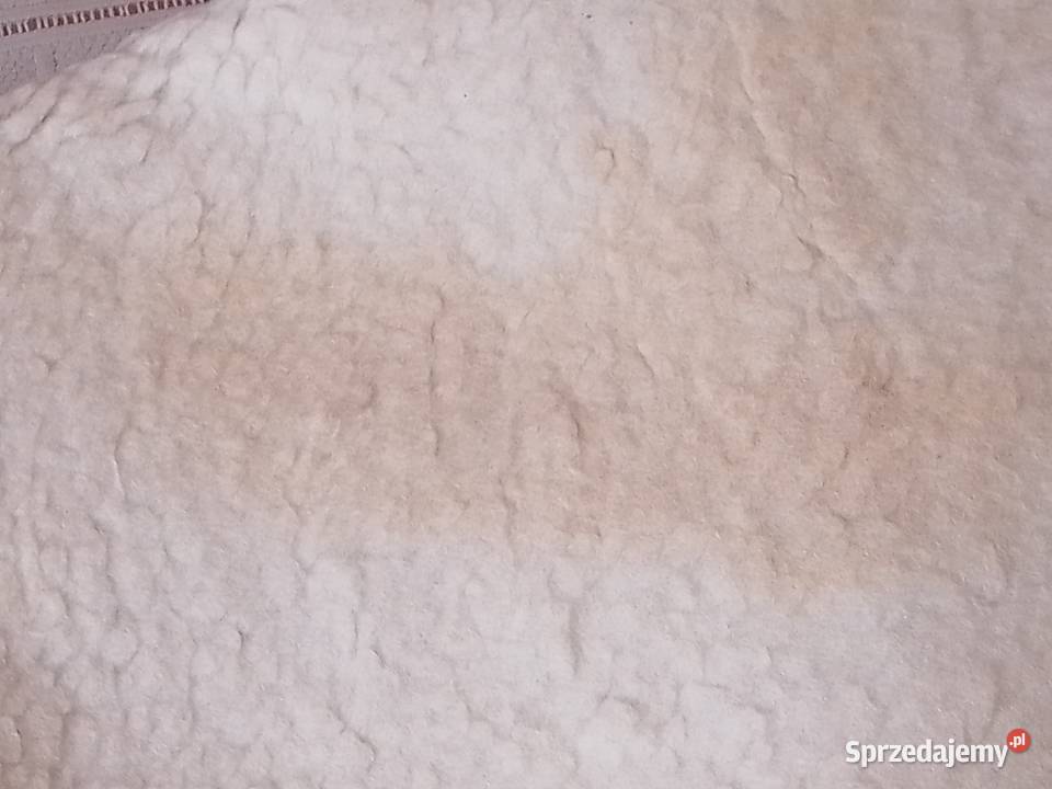 Wełniana kołdra podkład na materac 195cmx155 beżowy Sosnowiec