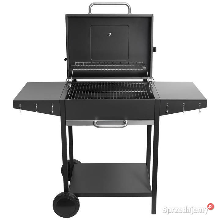 Duży grill węglowy ogrodowy ruszt z pokrywą Poznań sprzedam