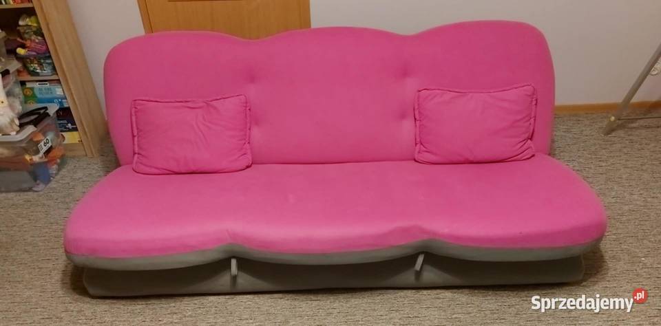 Wersalka młodzieżowa z dwoma poduszkami Kopyść