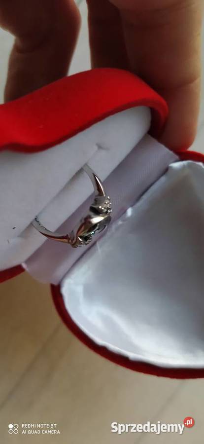 srebrny pierścionek nowy Poznań