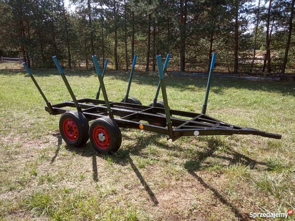 Przyczepa leśna KŁONICOWA do bali dłużycy drewna Augustów