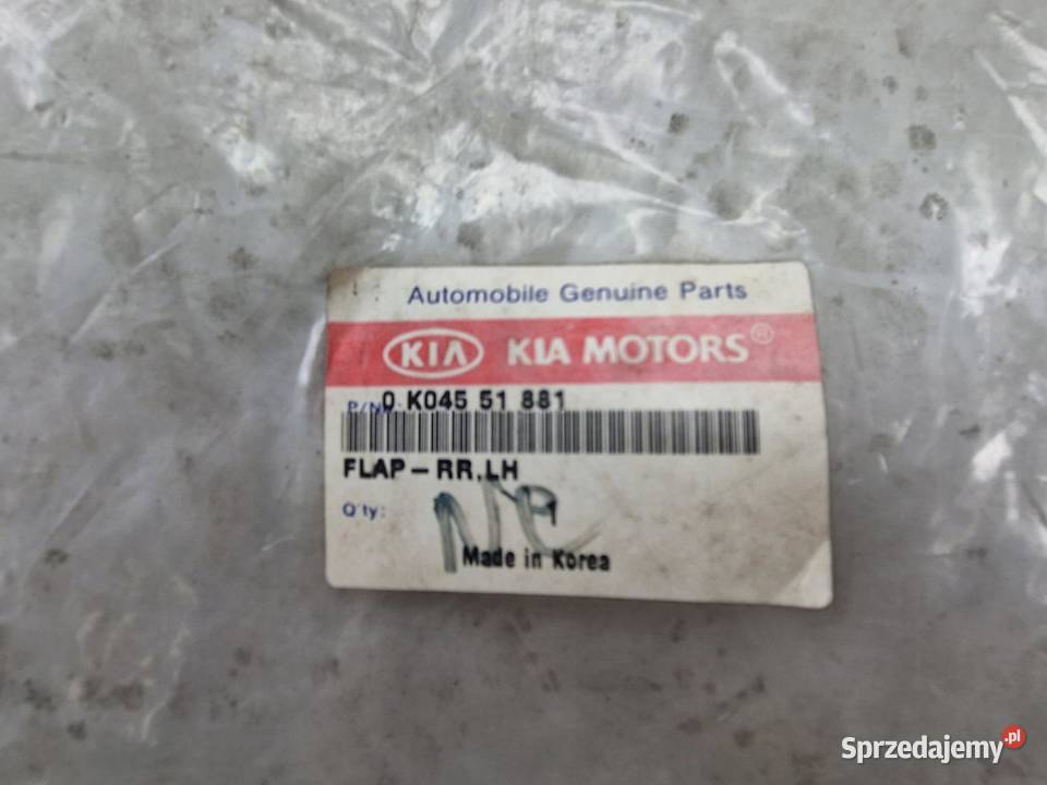 CHLAPACZ LEWY TYŁ KIA SPORTAGE 19952002 sprzedam