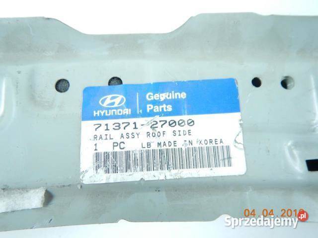 SŁUPEK DACHOWY LEWY HYUNDAI TIBURON 9601