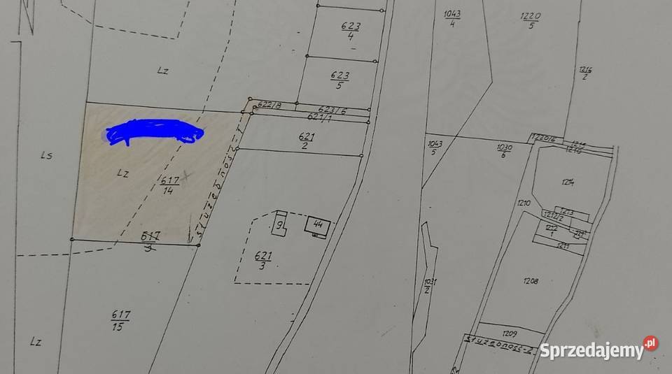 Działka budowlano leśna budowlana Zawada