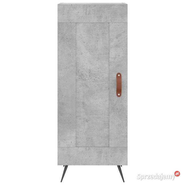 Szafka szarość betonu 345x34x90 materiał
