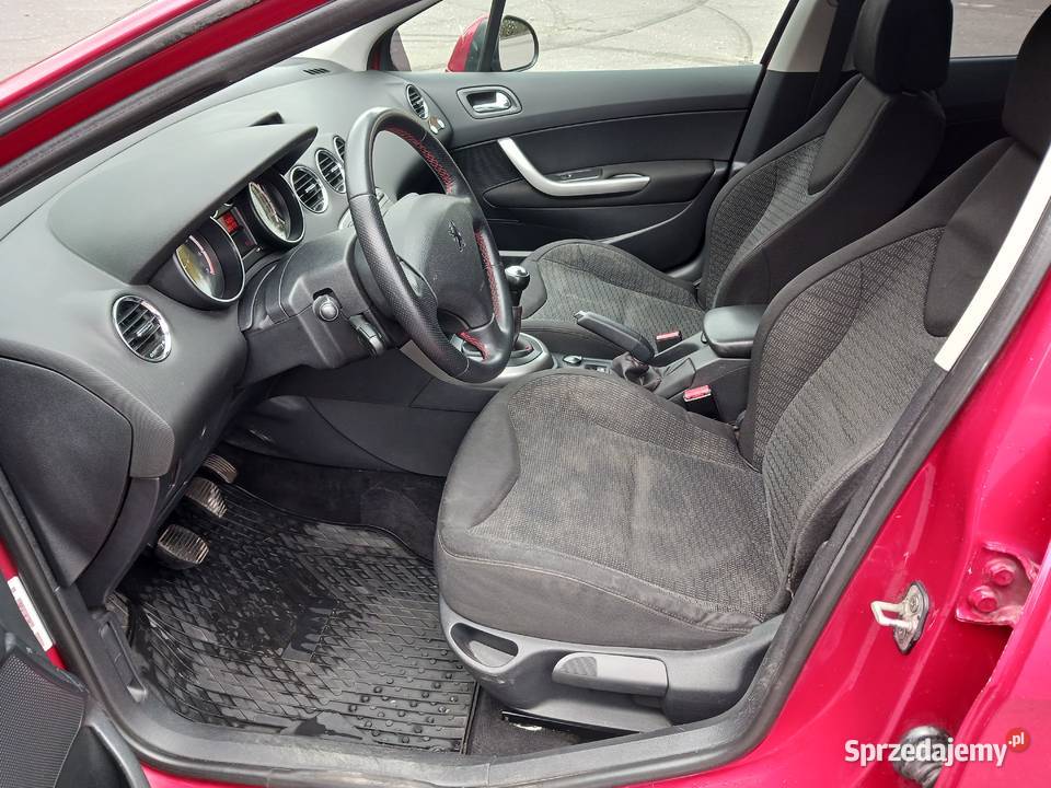 Peugeot 308 16 Premium Plus 2009r Salon Polska welurowa tapicerka śląskie Rybnik