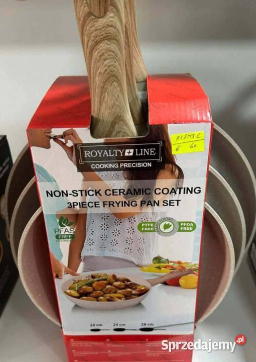 Zestaw patelni Patelnie i woki Bukówka