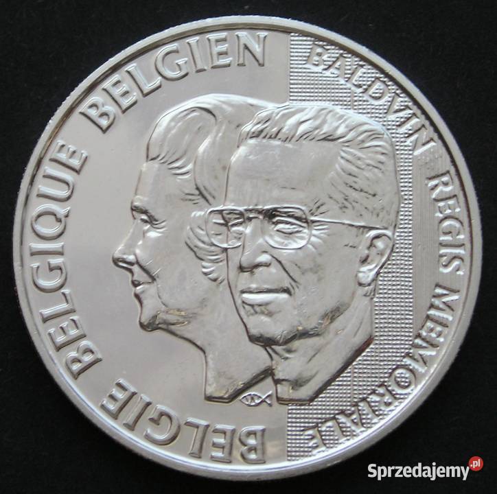 BELGIA 250 FRANKÓW 1998 PARA KRÓLEWSKA SREBRO Łódź sprzedam
