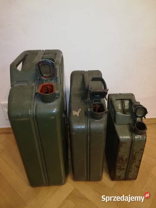 Stare kanistry 20 10 i 5 litrów Pozostałe Warszawa sprzedam