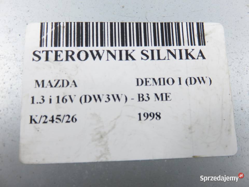 STEROWNIK MAZDA DEMIO I 13 i 16V 2797000482