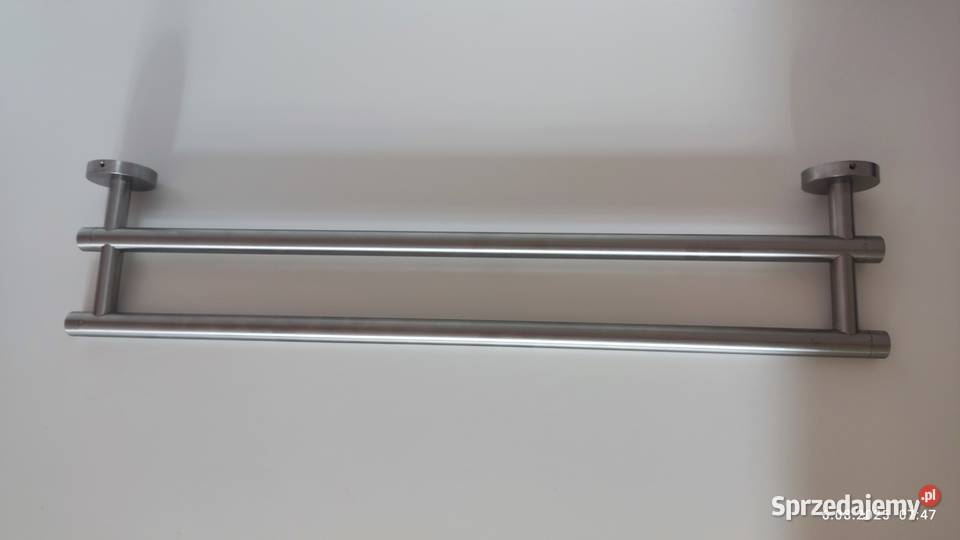 WIESZAK NA RĘCZNIKI PODWÓJNY STAL NIERDZEWNA Bielany Wrocławskie