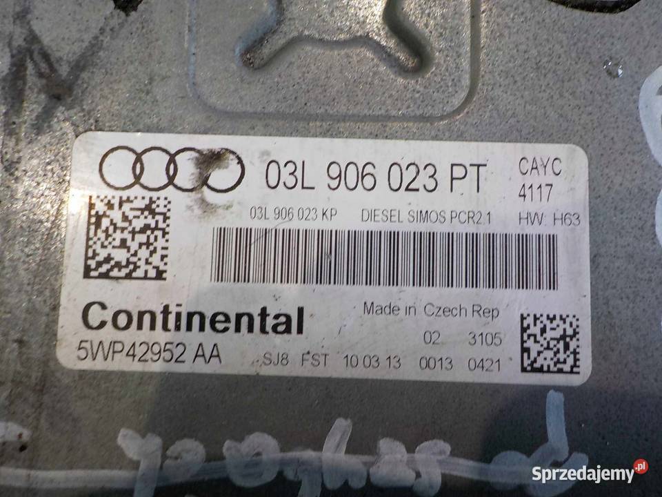 AUDI A1 8X 16 TDI sterownik silnika 03L906023PT