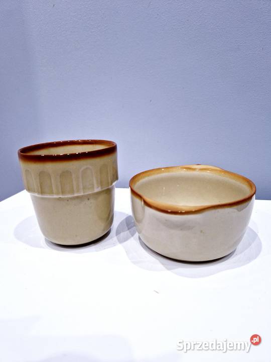 Stary ceramiczny zestaw śniadaniowy Tułowice Dąbrowa Górnicza sprzedam