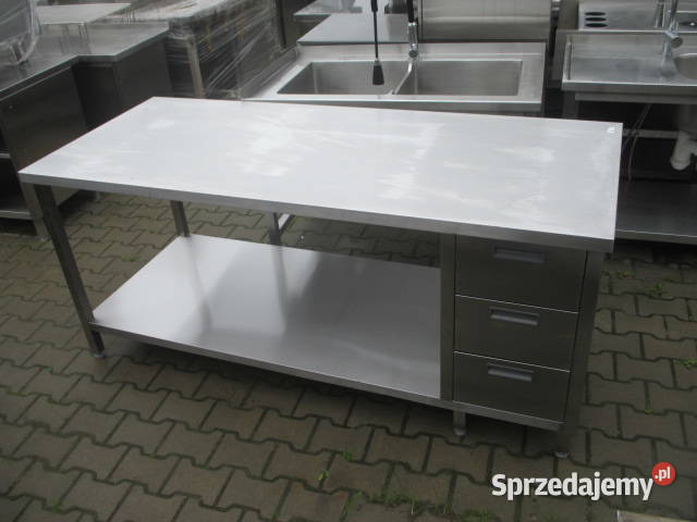NOWY SOLIDNY STÓŁ GASTRONOMICZNY CENTRALNY Z wielkopolskie
