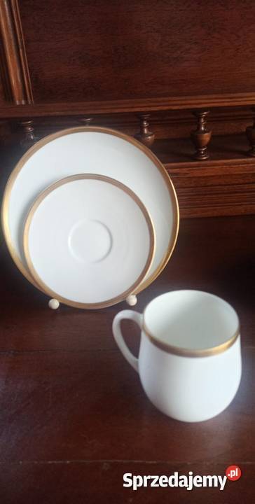 Filiżanka na spodku z talerzykiem Rosenthal Syg Gdańsk