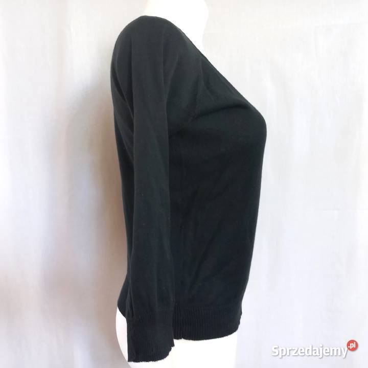 Sweter czarny Rozpinany krótki Kardigan r 3638 Białystok sprzedam