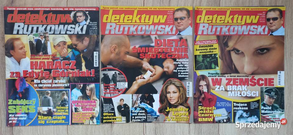 UNIKAT Czasopismo Detektyw Rutkowski 2005 2006 Czasopisma Kraków
