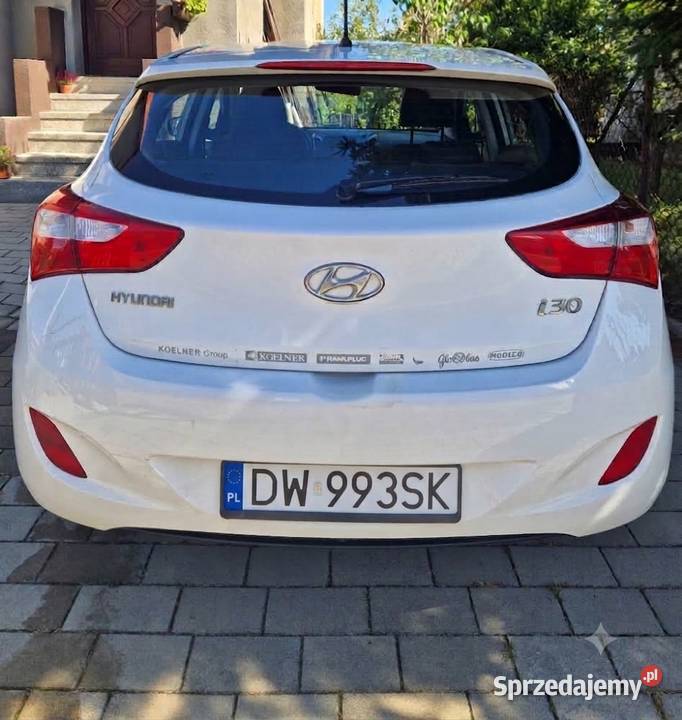 Hyundai i30 II 16 Rok produkcji 2012 Wrocław