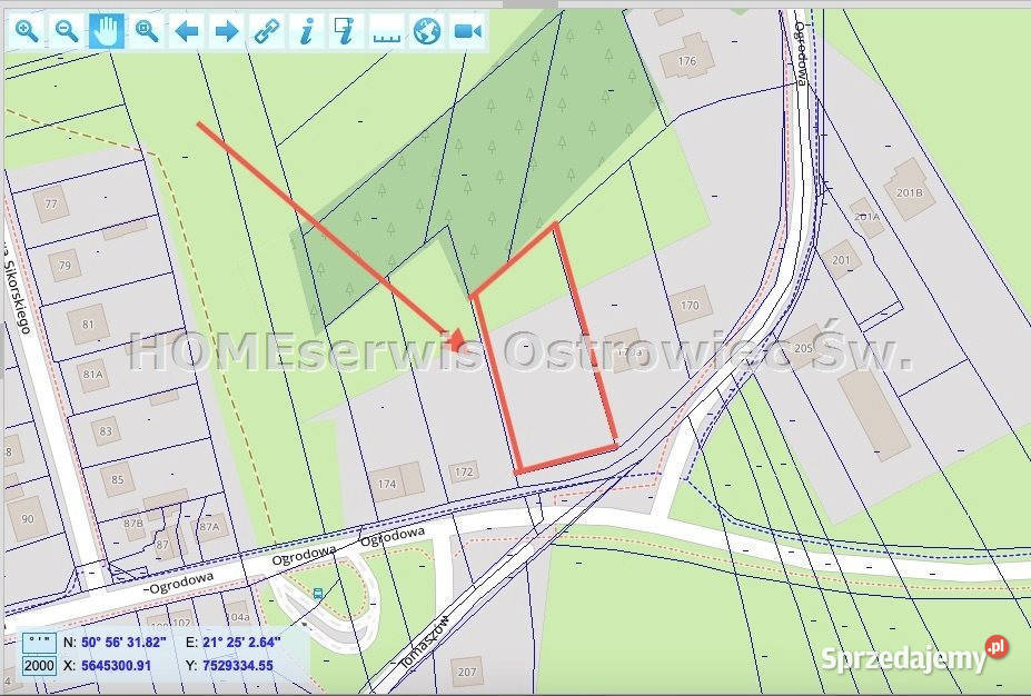 Grunt Ostrowiec Świętokrzyski 2572m2