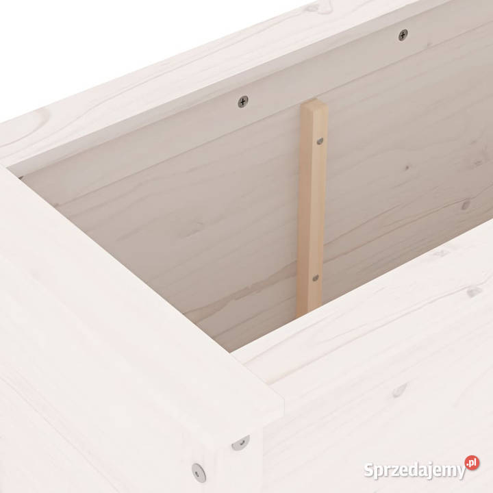 Donica ogrodowa na nóżkach biała 1195x40x78 sprzedam