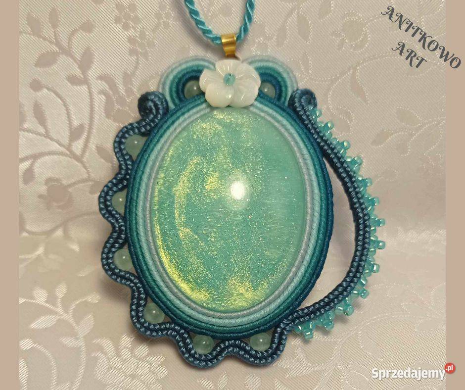 WISIOREK MORSKI Z ŻYWICĄ falka SUTASZ Zegarki i Biżuteria Tarnów